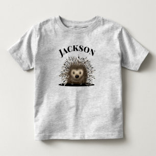 Personalised KiniArt Porcupine Toddler T-Shirt
