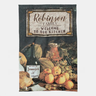 Personalised Kitchen Decor Tea Towel