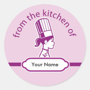 Personalised Kitchen Label Stickers