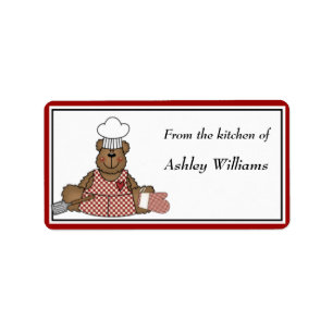 Personalised Kitchen Labels - medium size