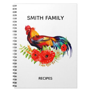 Personalised Kitchen recipes Notebook