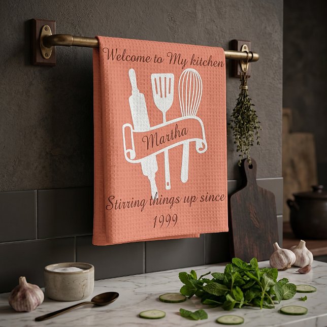 Personalised kitchen  tea towel (Creator Uploaded)