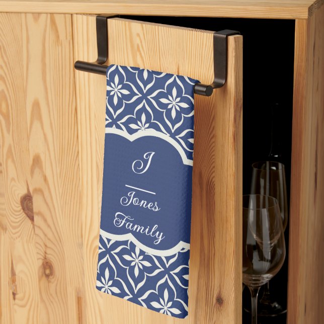 Personalised Kitchen Towel (Thirds Fold)