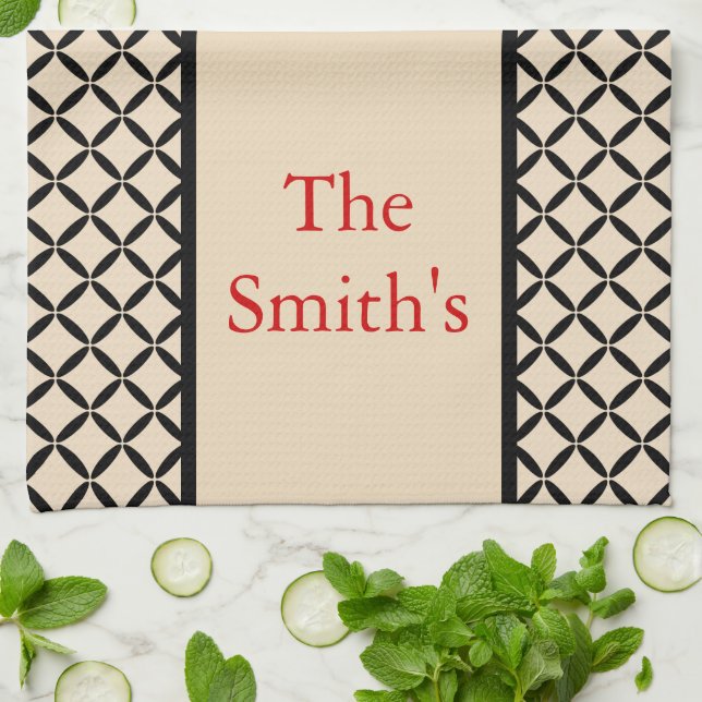 Personalised Kitchen Towel (Folded)