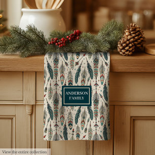 Personalised Kitchen Towel Ethnic Chic Vibe