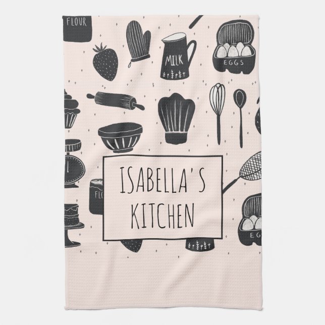 Personalised Kitchen Towels (Vertical)
