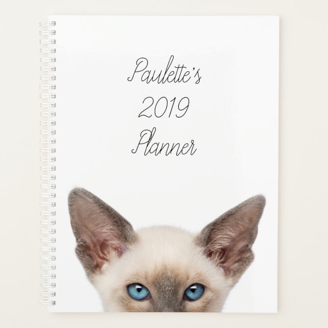 Personalised Kitten Planner (Front)