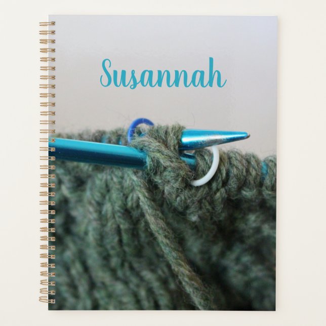 Personalised Knitting Planner (Front)