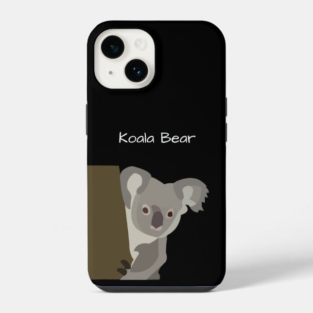 Personalised Koala Bear  iPhone Case (Back)