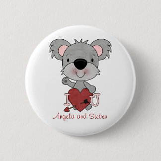Personalised Koala Love Button