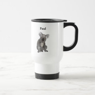 Personalised Koala Travel Mug