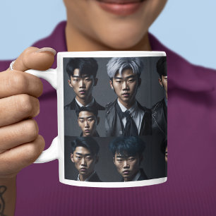 Personalised Kpop Idol Group Photo Coffee Mug