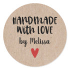 Personalised Kraft Handmade With Love