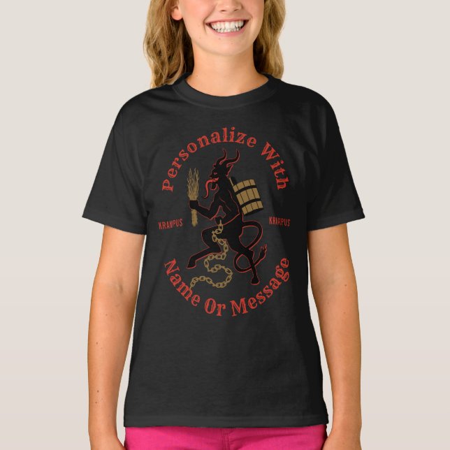 Personalised Krampus T-shirt (Front)
