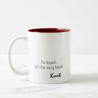 Personalised Kurt Bestor Mug
