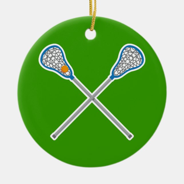 Personalised La Crosse Team Ornament Gift (Front)