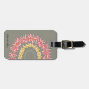Personalised Lā Lei by Wander With Aloha Luggage Tag
