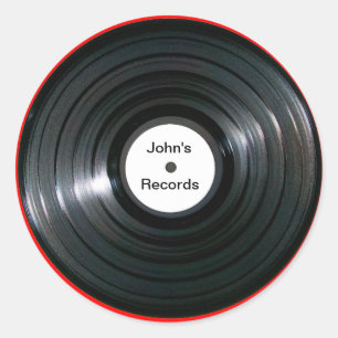 Personalised Label LP Record