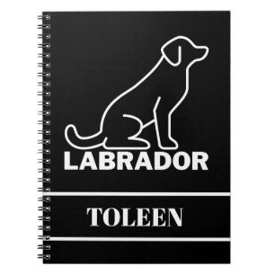 Personalised Labrador Dog               Notebook