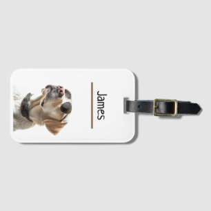 Personalised Labrador Retriever  Luggage Tag