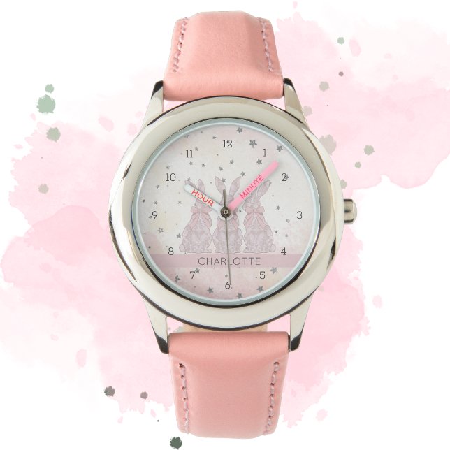 Personalised Lace Bunny Kids' Watch (Personalized Lace Bunny Kids' Watch)