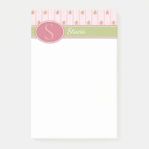 Personalised Lace & English Garden Post-it Notes