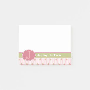 Personalised Lace & English Garden Post-it Notes