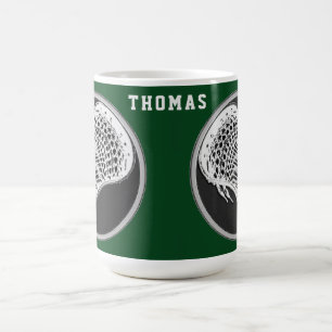 Personalised Lacrosse Coffee Mug