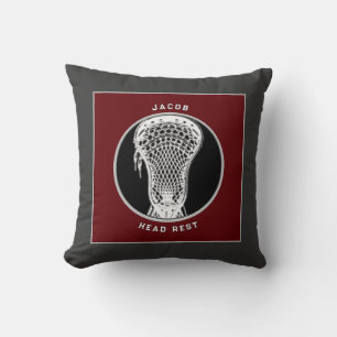 Personalised Lacrosse Gift Throw Pillow