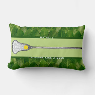 Personalised Lacrosse Gifts Lumbar Cushion