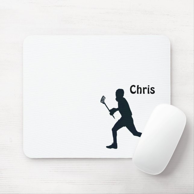 Personalised Lacrosse Mouse Pad (With Mouse)