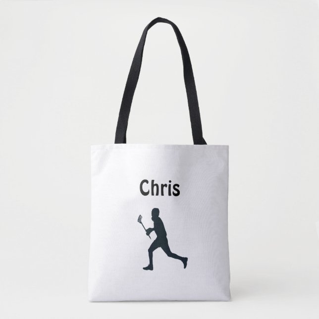 Personalised Lacrosse Tote Bag (Front)