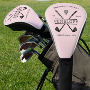 Personalised Ladies Golf Club Name Golf Head Cover