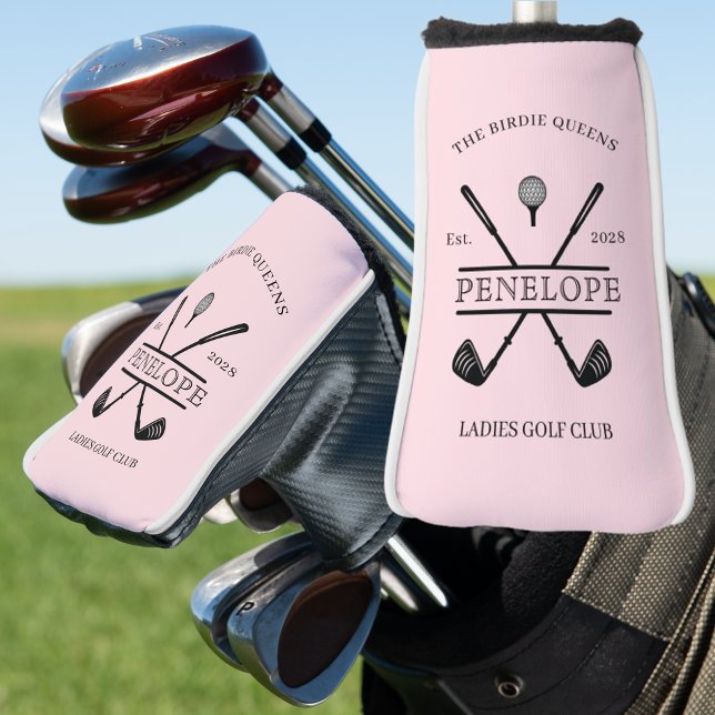 Personalised Ladies Golf Club Name Golf Head Cover (Creator Uploaded)