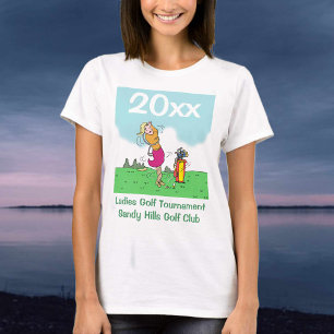 Personalised Ladies Golf Tournament Tops