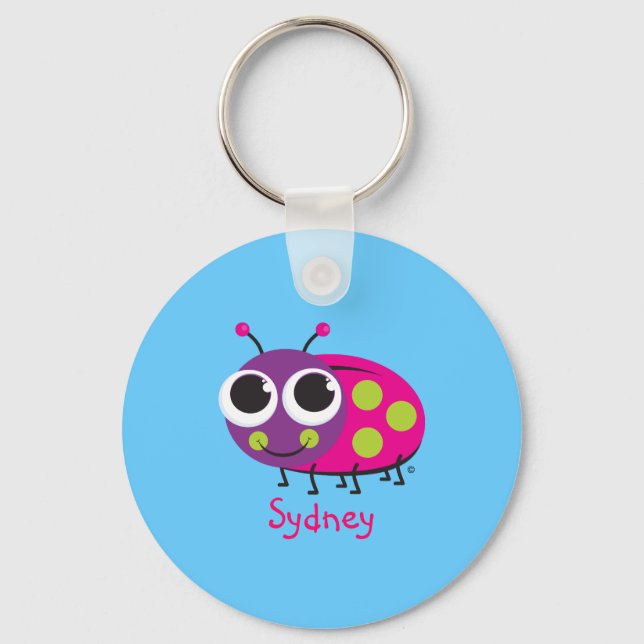 Personalised Ladybug Keychain (Front)