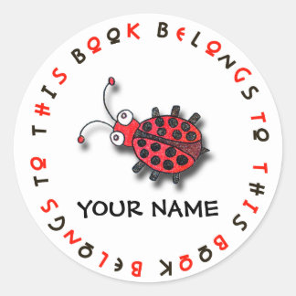 Personalised Ladybug Sticker
