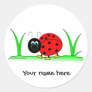 Personalised Ladybug Sticker
