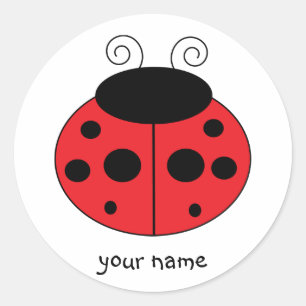 Personalised Ladybug Sticker