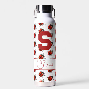 Personalised Ladybug Themed Water Bottle