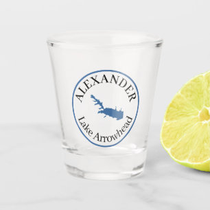 Personalised Lake Arrowhead   Classic shot glass