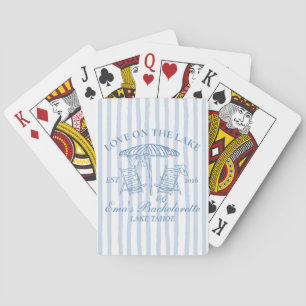 Personalised Lake Bachelorette Deck Playing Cards
