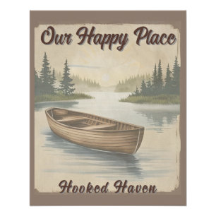 Personalised Lake Cabin Fishing Decor