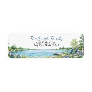 Personalised Lake Chairs Return Address
