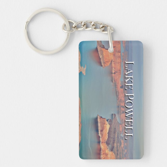 Personalised Lake Powell Family Trip Year Key Ring (Front)