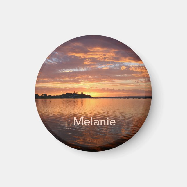 Personalised Lake Side Magnet (Front)