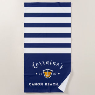 Personalised Large Beach Towel