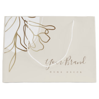 Personalised Large Paper Bag Elegant Design