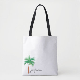 Personalised Large Tote Bag with Rope Handle, Beac