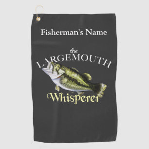 Personalised Largemouth Whisperer Fishing Towel